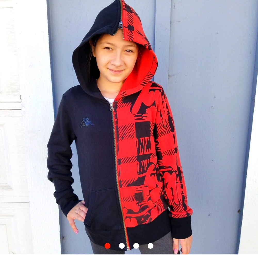 Kappa Athletic zip up sweatshirt